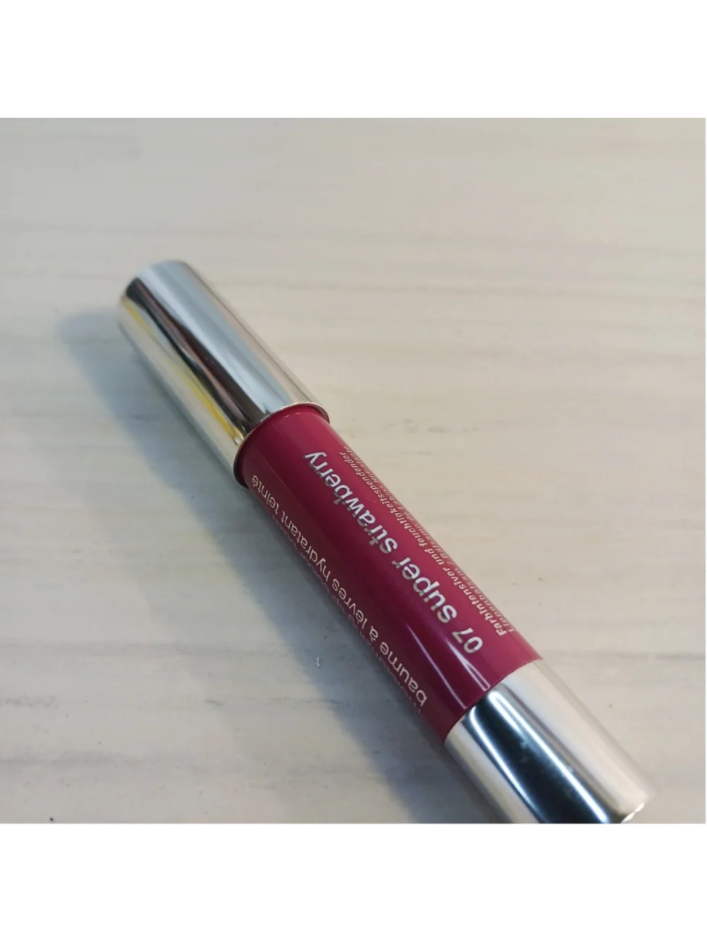Clinique Chubby Stick Moisturizing Lip Color Balm 07 Super Strawberry Lipstick
